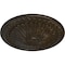 Ekena Millwork Alexa Ceiling Medallion (Fits Canopies up to 3"), Hand-Painted Stone Hearth Crackle, 15"OD x 1 3/4"P CM14AXSHC - alternate 2